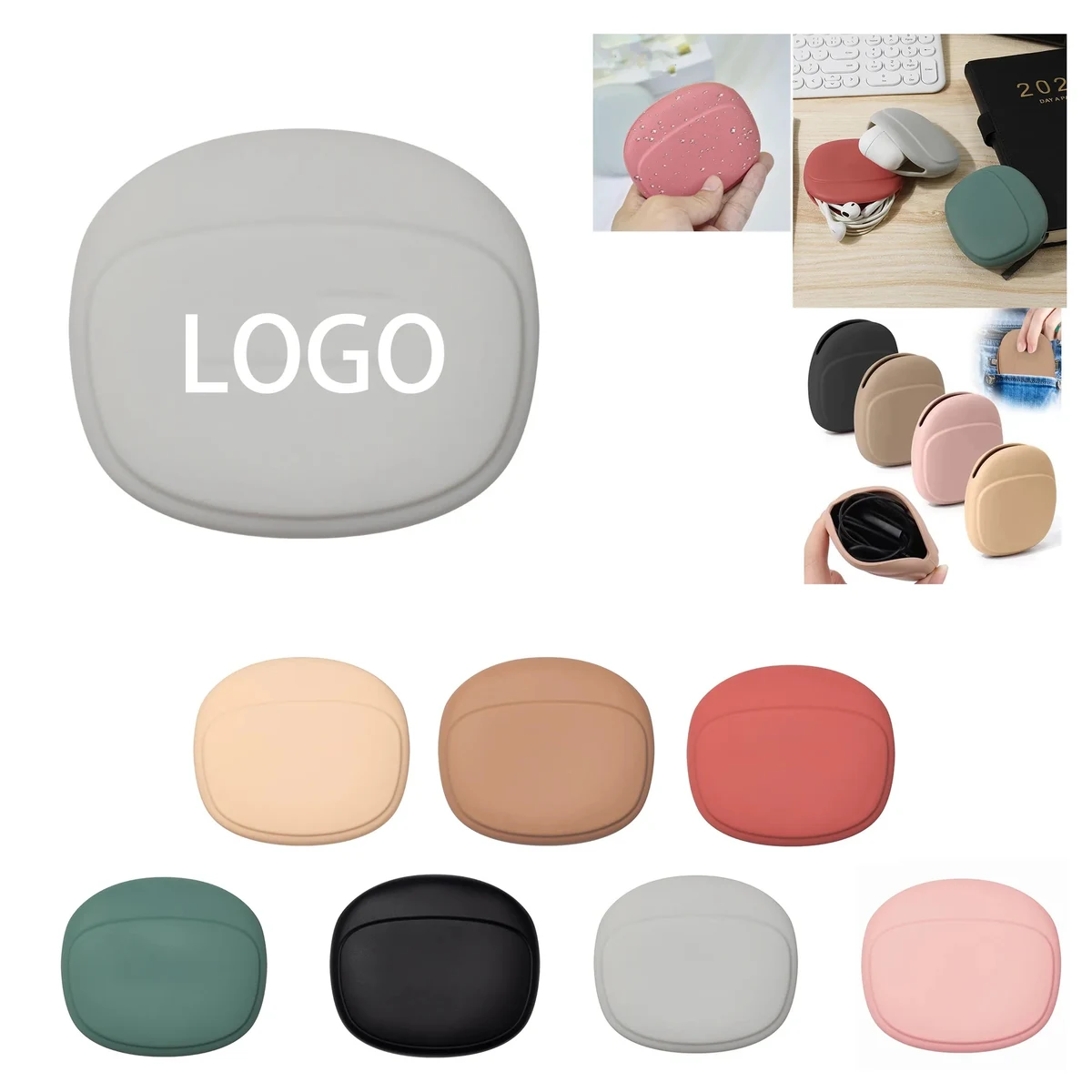 Silicone Earphone Storage Bag 1