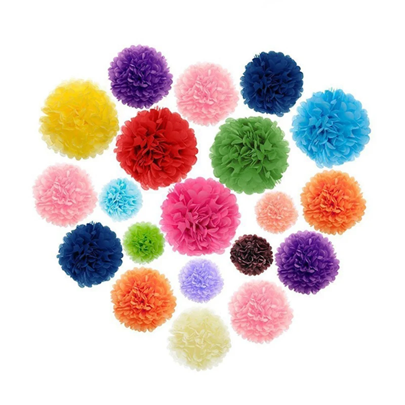 Paper Pom Flower for Wedding/Party/Festival Decoration 1