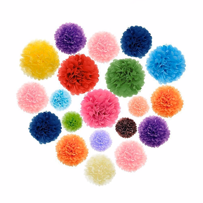 Paper Pom Flower for Wedding/Party/Festival Decoration