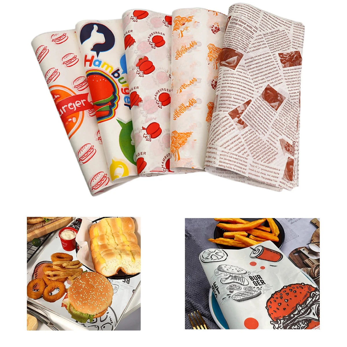 Grease Proof Food Wrapping Paper 1