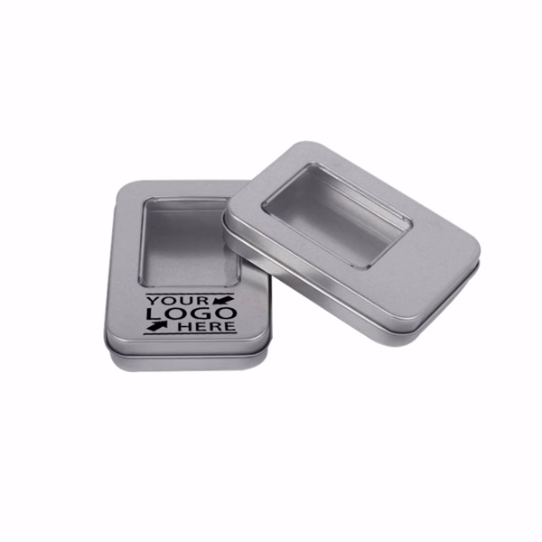 Mini Metal Storage Tin Box Cable Candle Gum Cards Container