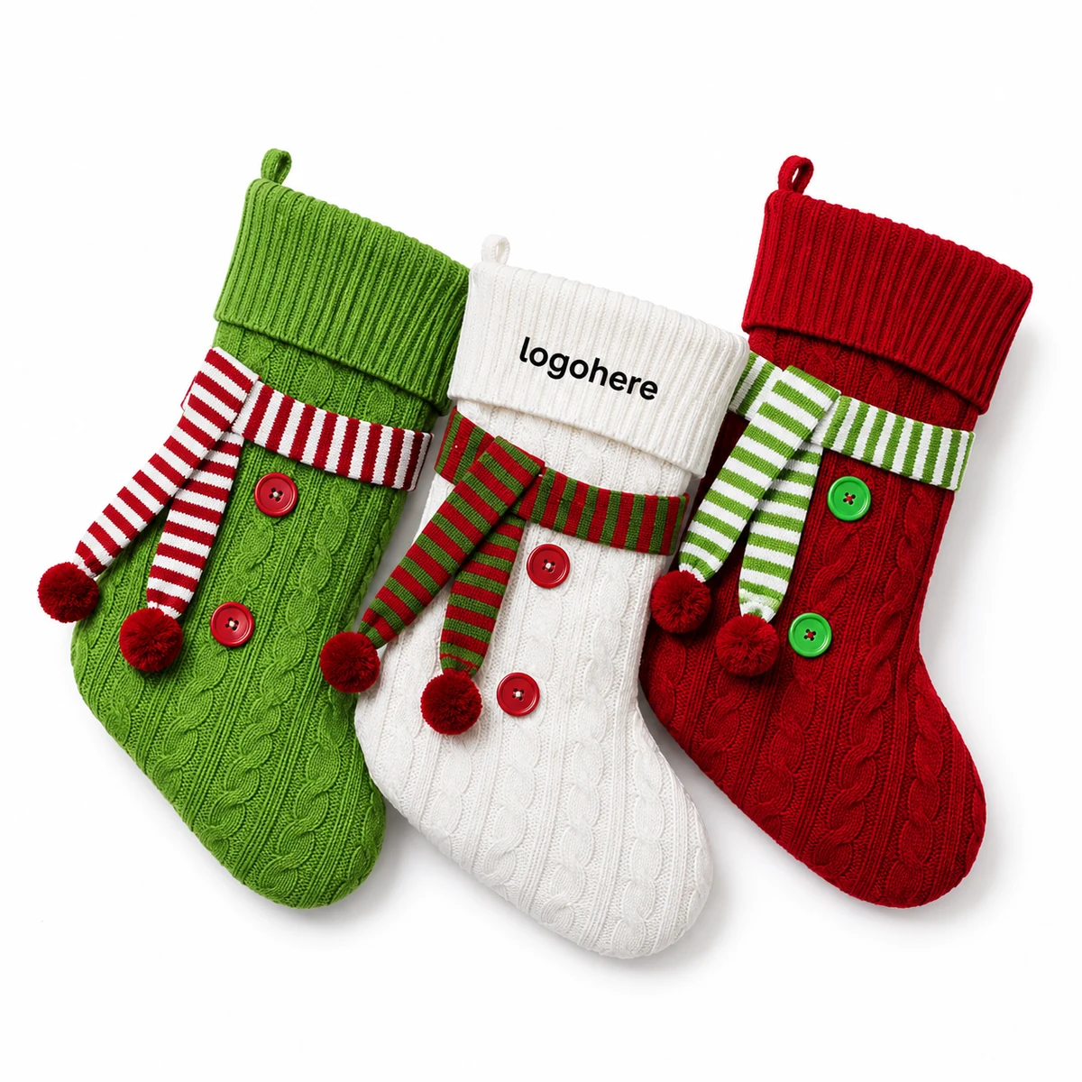 MOQ 5 Polyester Christmas Stocking 1