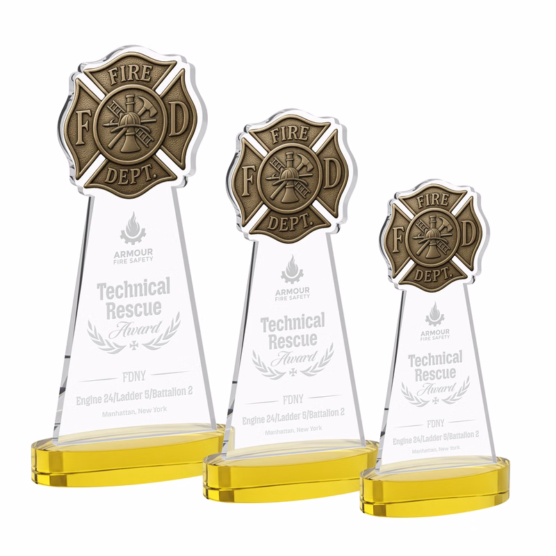 Fire Dept Award on Alberton Base - Gold