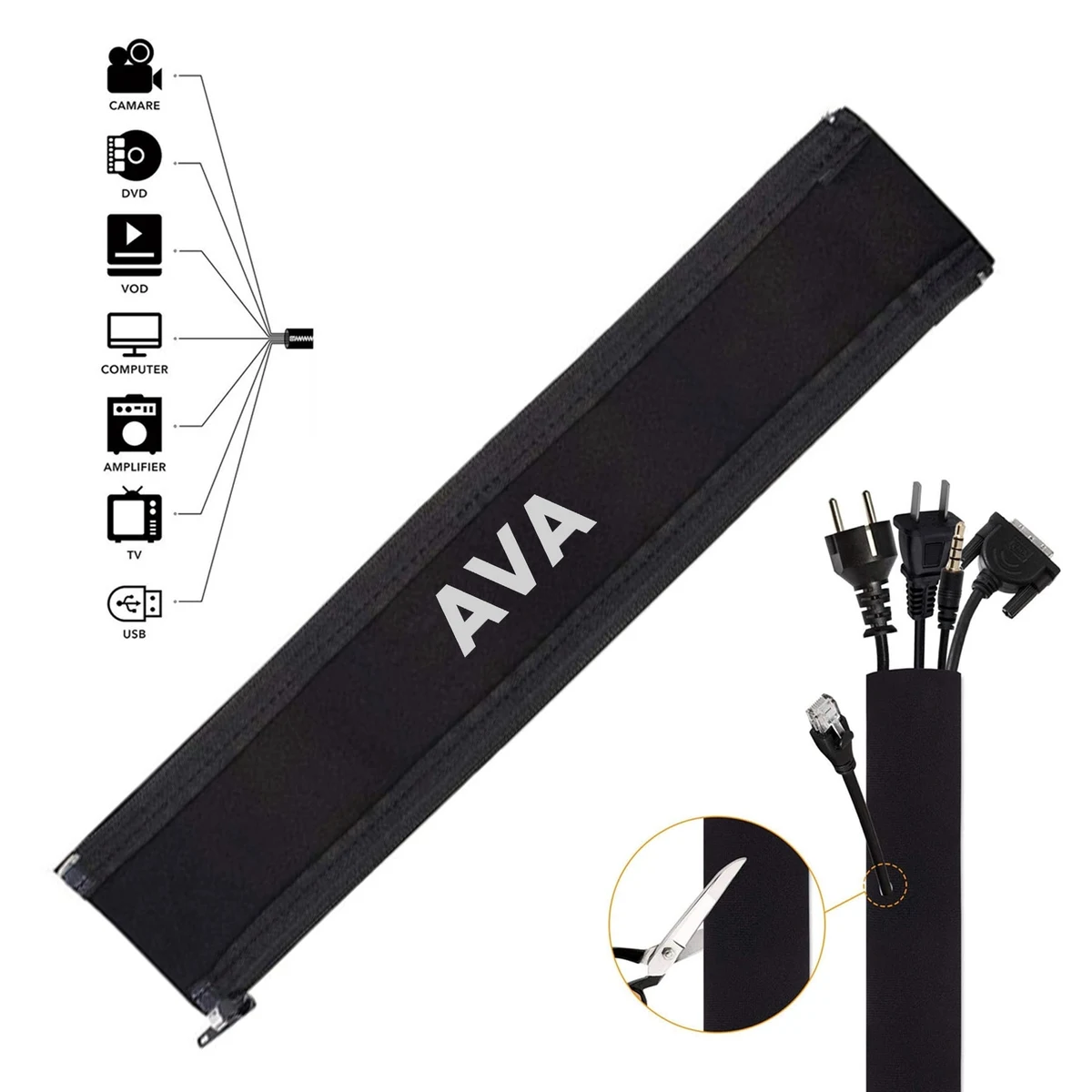 Neoprene Cable Management Sleeve 1