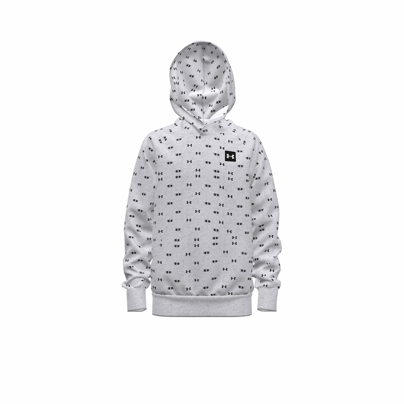 Boys' UA Rival Fleece Printed Hoodie