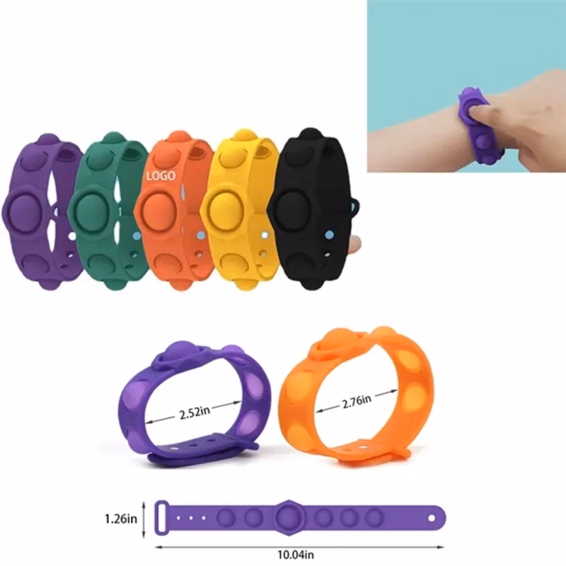 Educational Decompression Silicone Sports Bracelet