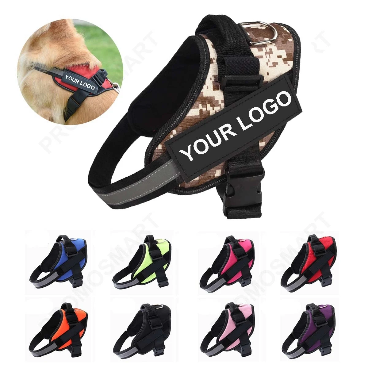 Custom Logo Pet Harness 1