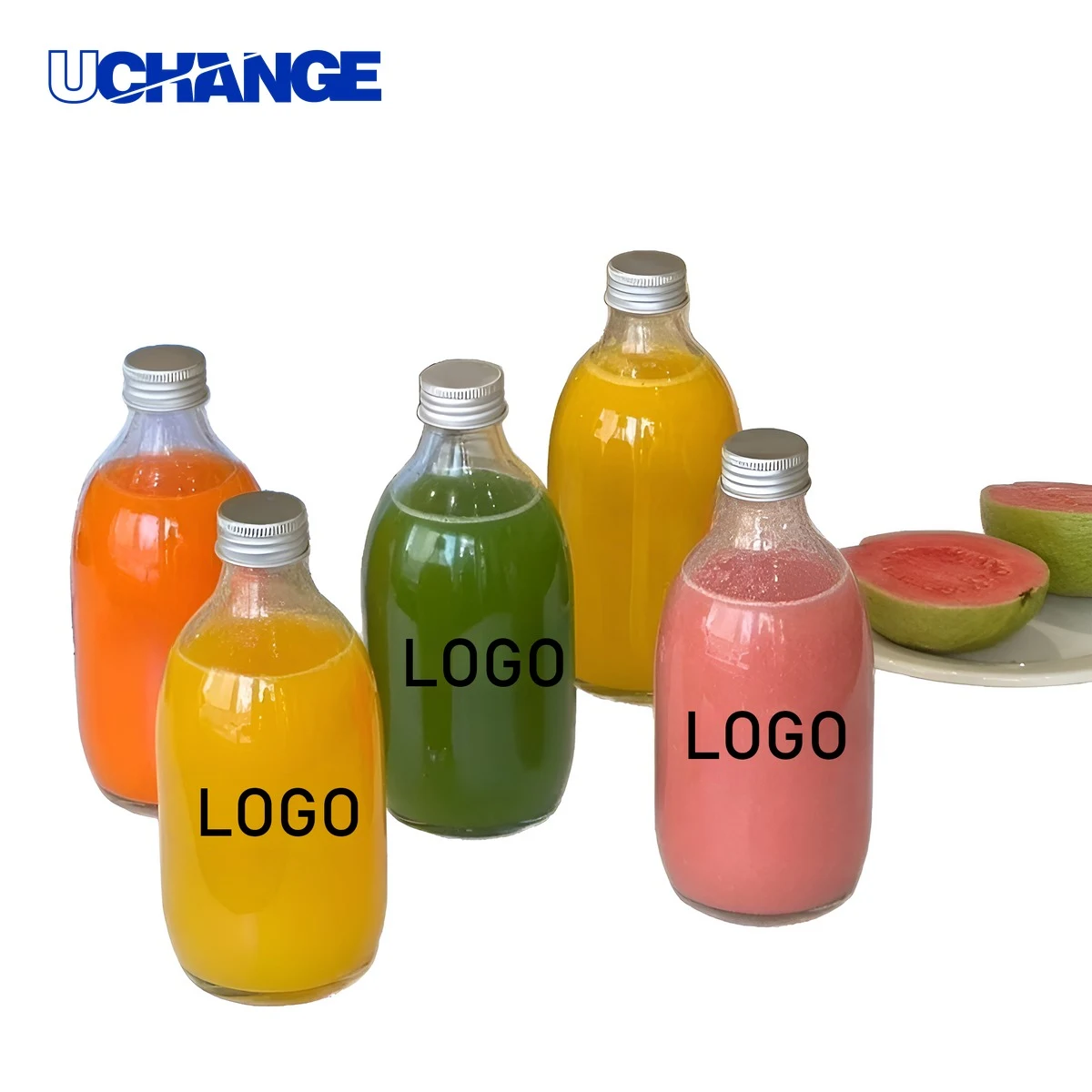 Juice Glass Bottle Container for Beverages 1