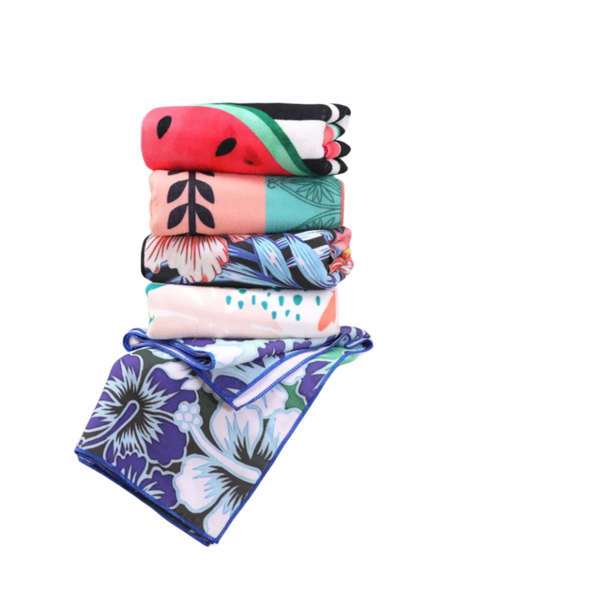 Microfiber Double Sided Fleece Portable Beach Towel 1