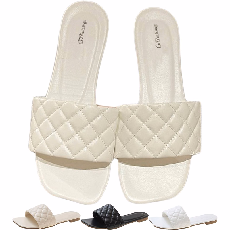 Women's Embroidered Flat Slippers