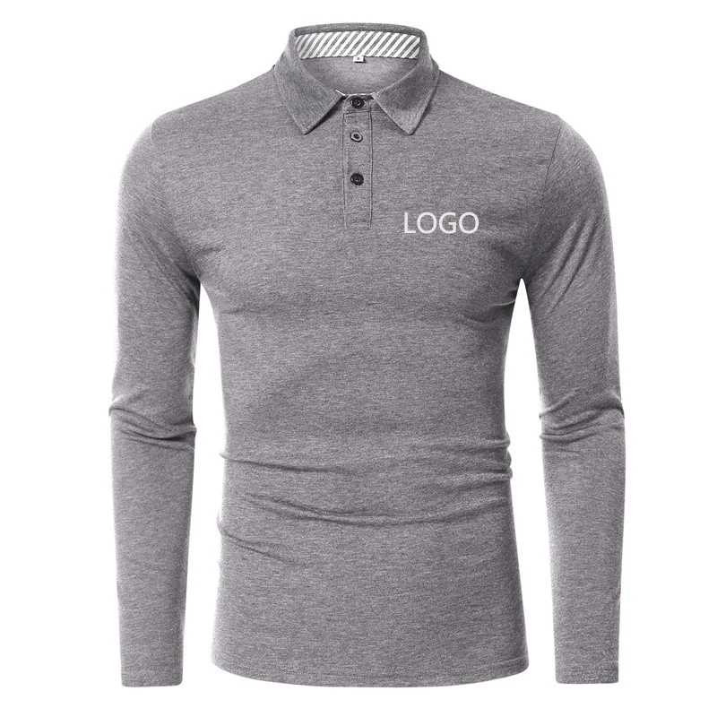 Men's Polo Golf Long Sleeve Shirts 1