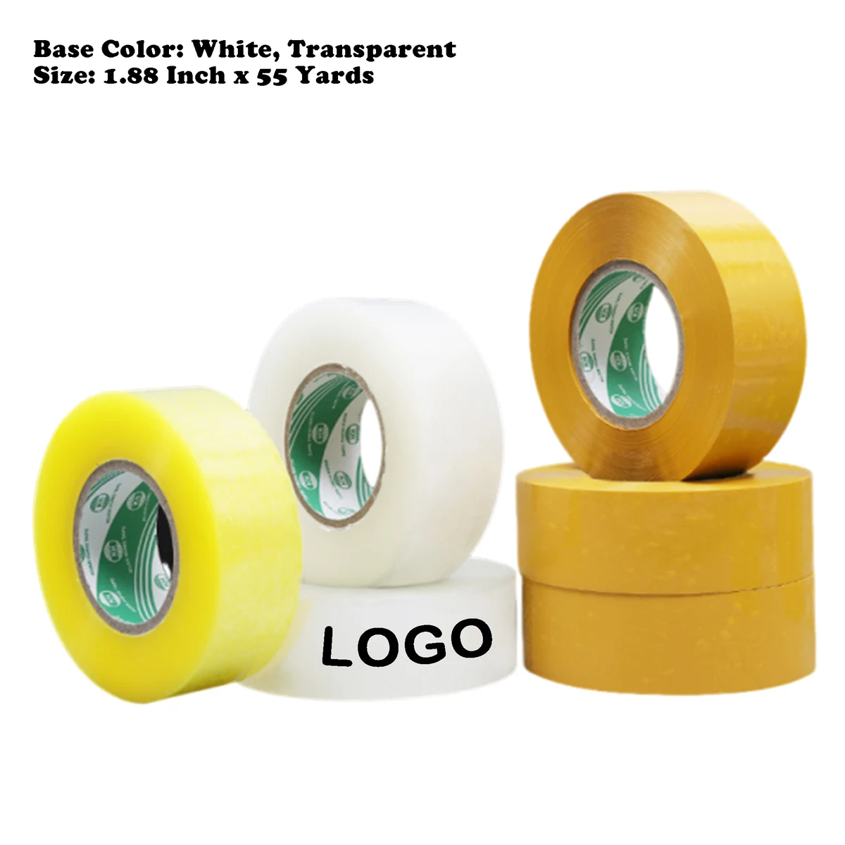 Personalized Decorative Packing Tape - 1.88 Inch x 55 Yards 1
