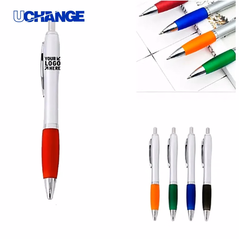 Silver Ballpoint Pen with Custom Logo for Business Gifting