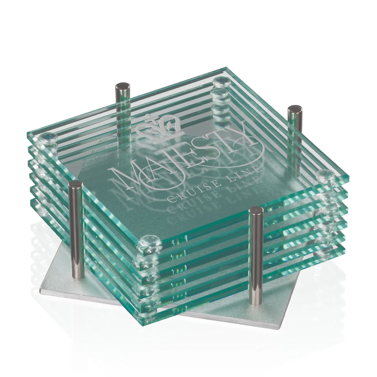 Square Coasters - Set of 6 1