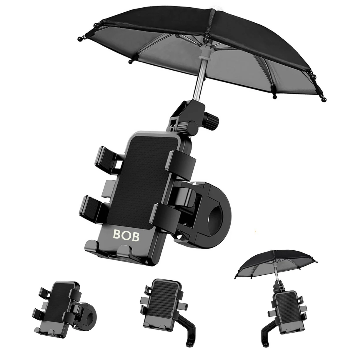 Motorcycle Bicycle Mobile Phone Holder with Umbrella 1