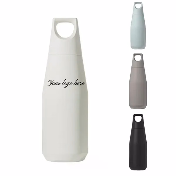 Insulated Tumbler with Handle, Double Wall Vacuum Construction for Commutes, Fitness and Travel
