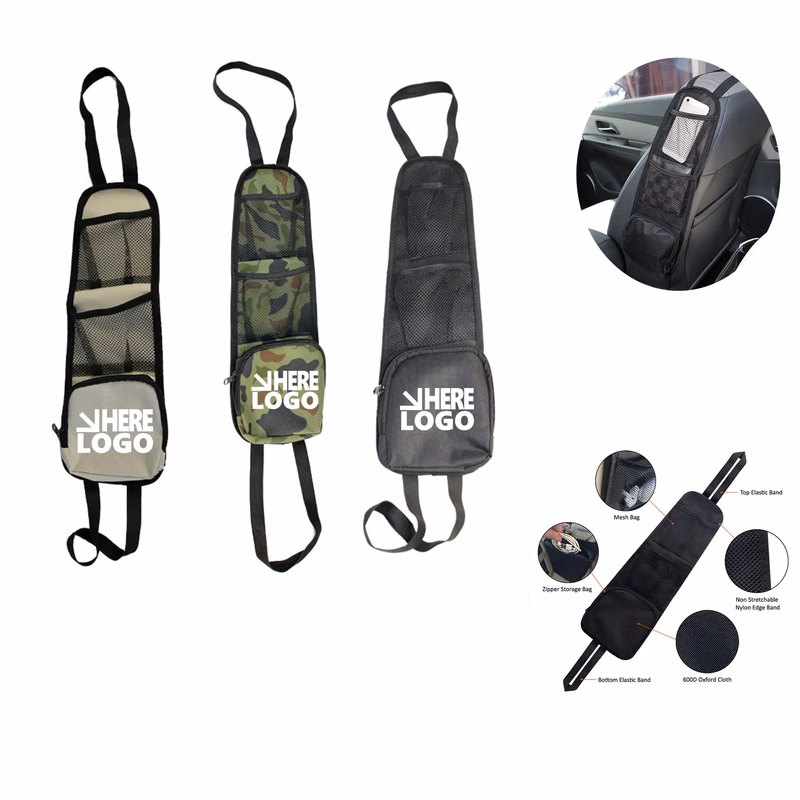 Car Seat Side Storage Bag 600D Oxford Cloth