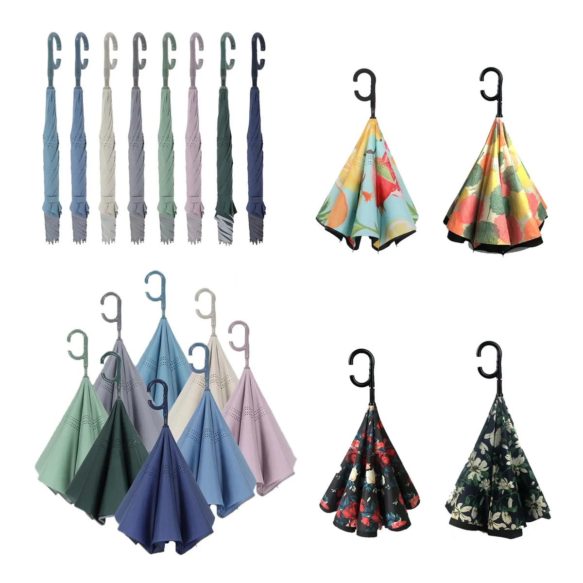 Full-automatic Colorful Reverse Umbrella 1