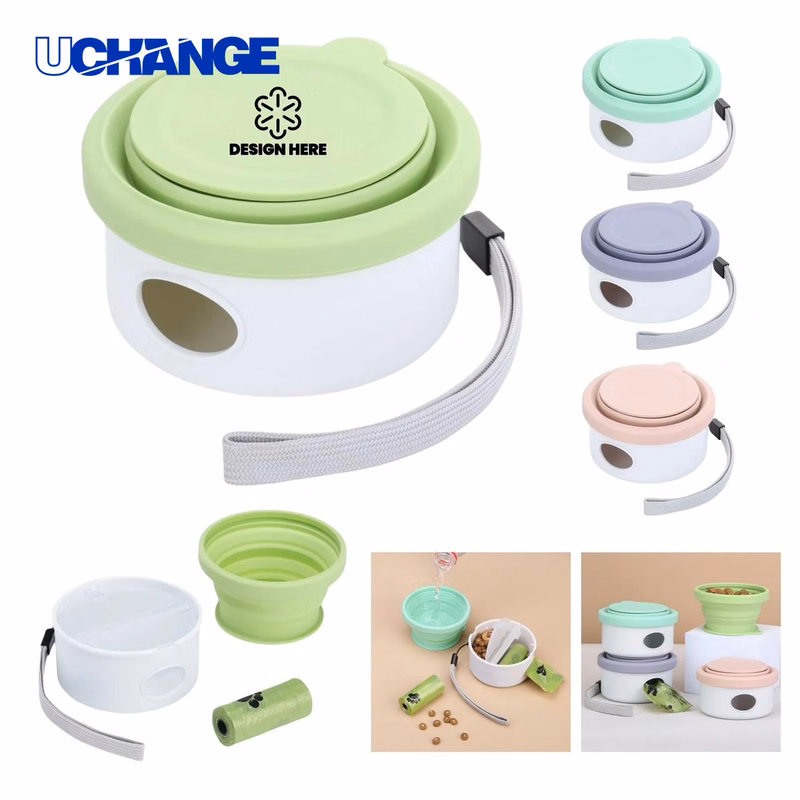 Outdoor Pet Multifunctional Feeding Bowl Set