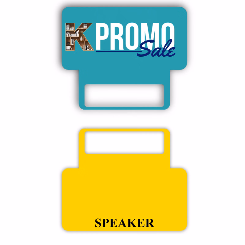 USA Made Rounded Rectangle Laminated Badge Billboard (2.25" x 2.75")