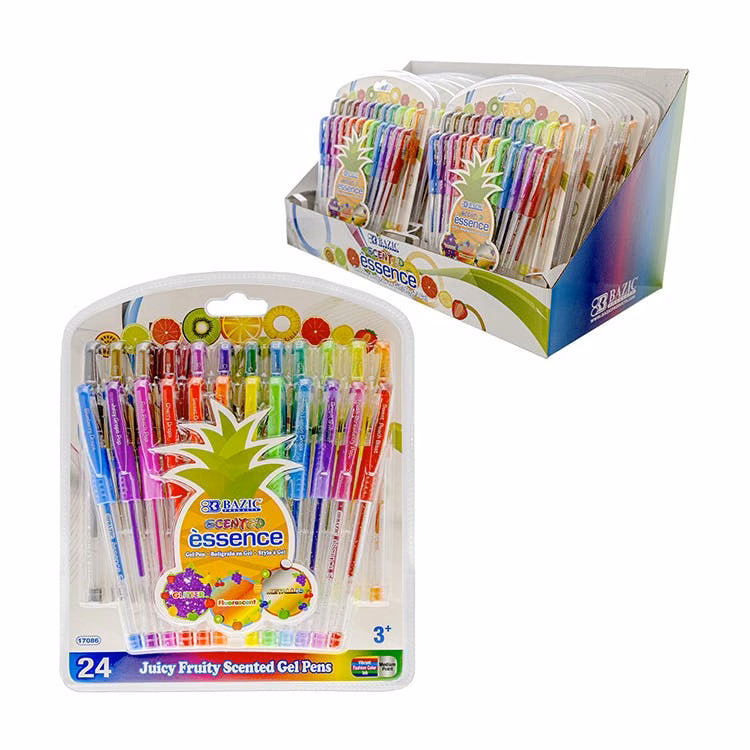 Scented Gel Pens - 24 Colors Cushion Grip