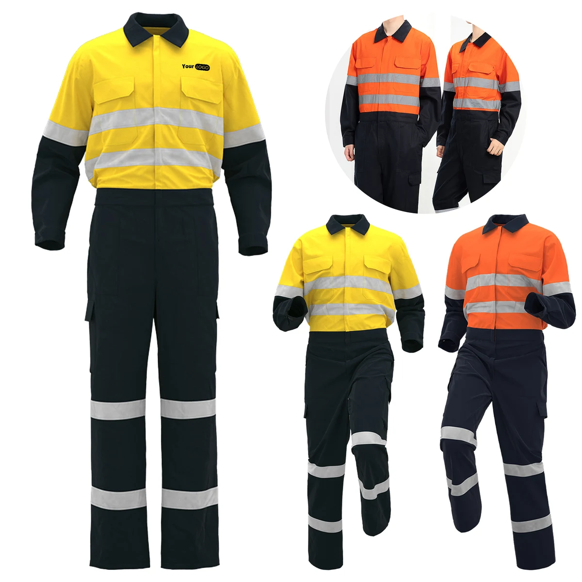 Cotton Fluorescent Reflective Workwear 1