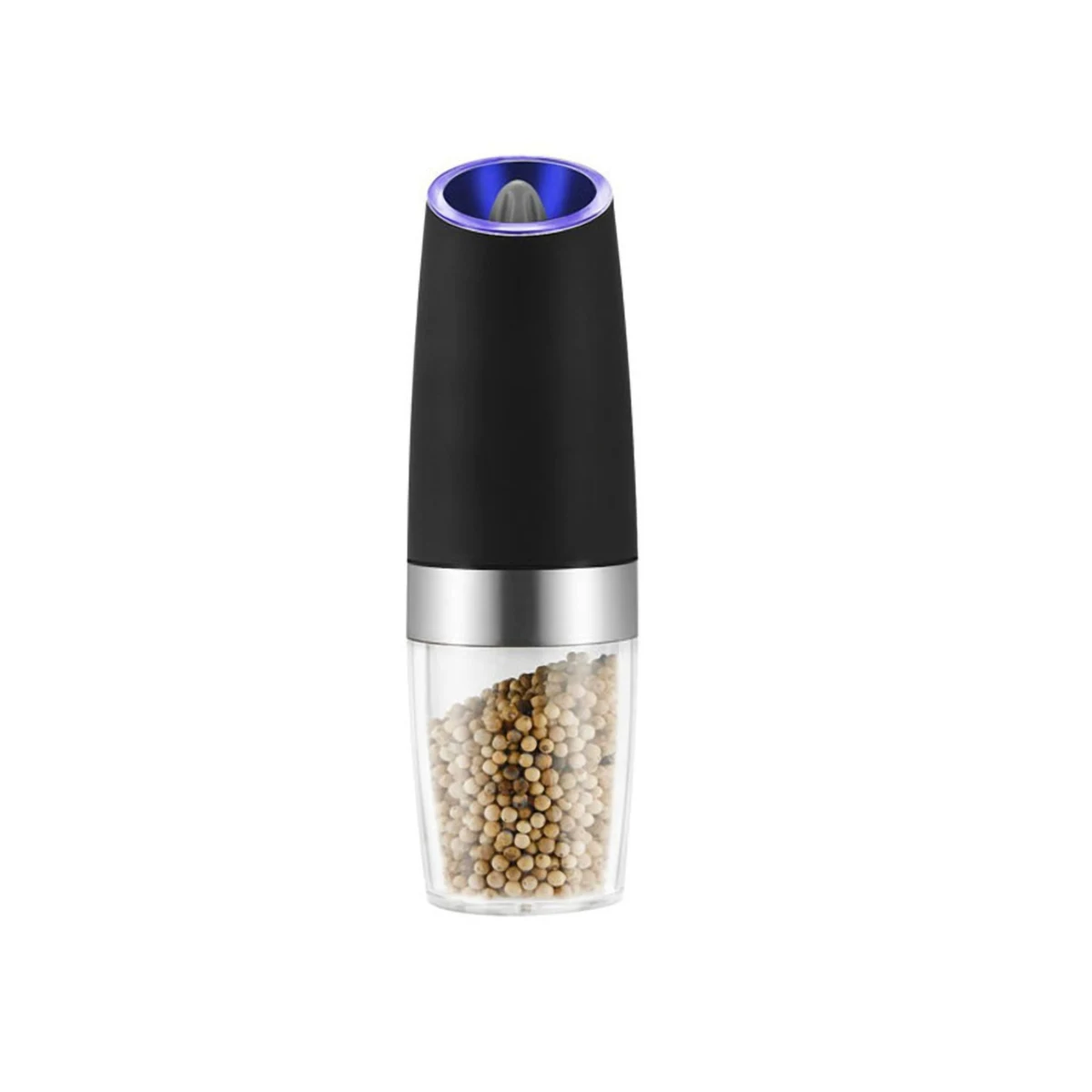 Black Electric Salt and Pepper Grinder, custom kitchen gadget with logo imprint 1