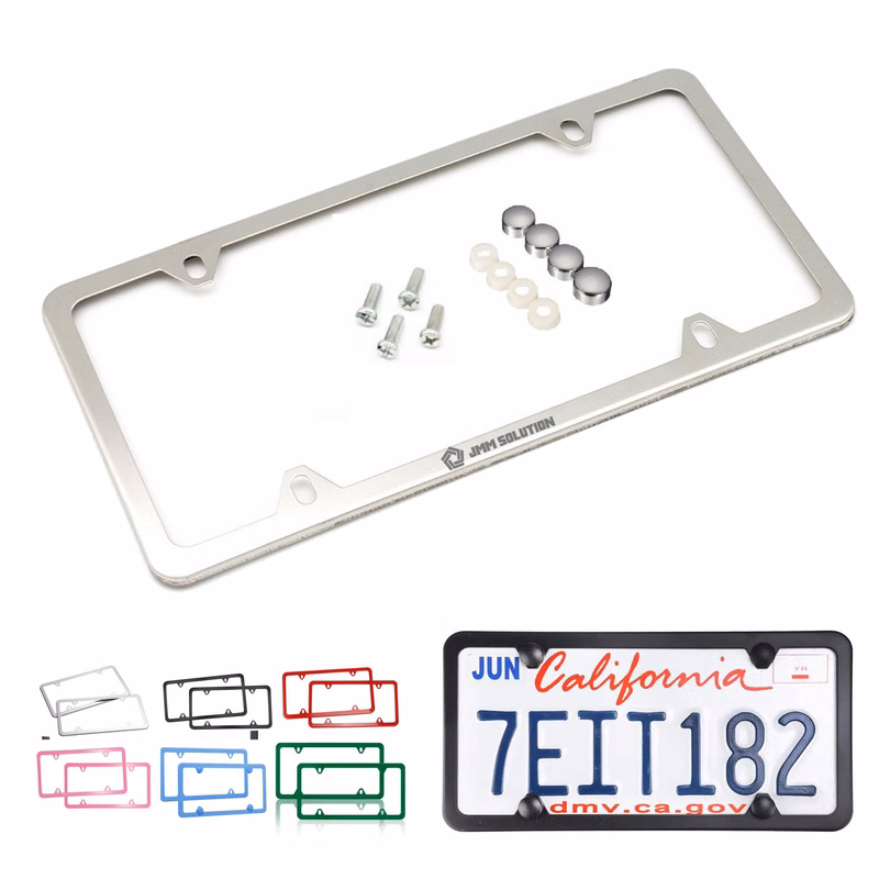 Plate frame American gauge stainless steel protective jacket