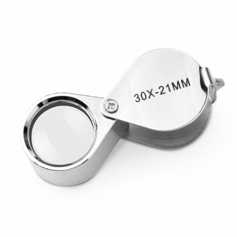 Mini Foldable Jewelry Loupe 30X Magnifier