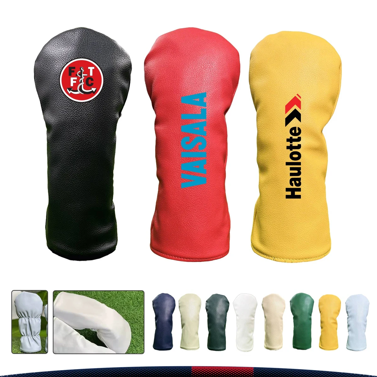 SwingApex PU Leather Golf Driver Headcover 1