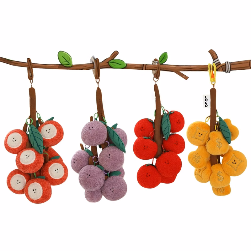 Plush Keychain Fluffy Hanging Charm