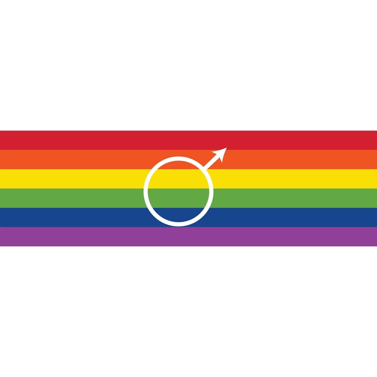 Gay Window Decals 3" x 10" 1