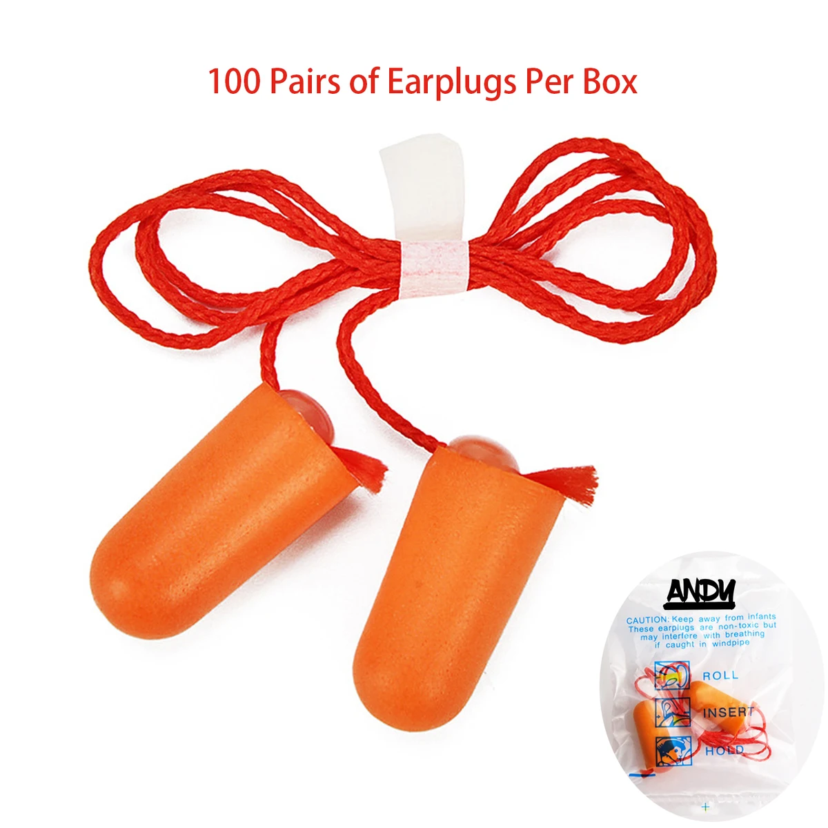 Bullet Shape Noise Cancelling Wired Earplugs 1