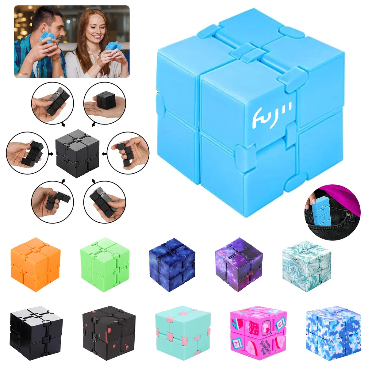 Infinity Cube Sensory Fidget Toy 1