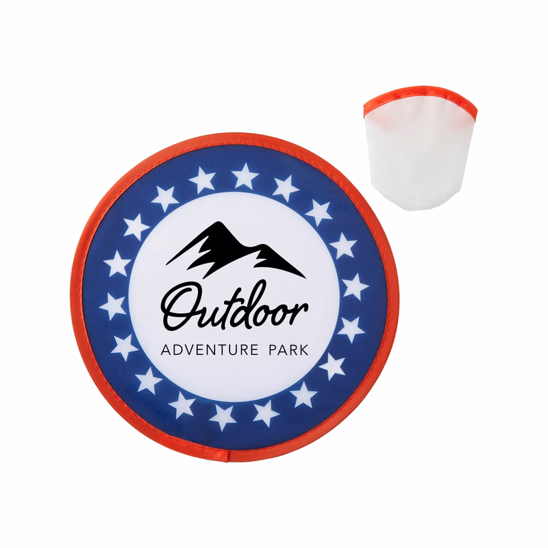 USA Patriotic Folding Flyer With Case