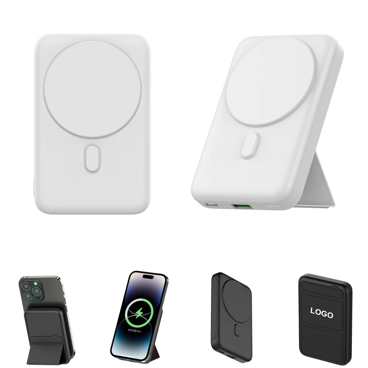 Magnetic Power Bank With Kickstand 1