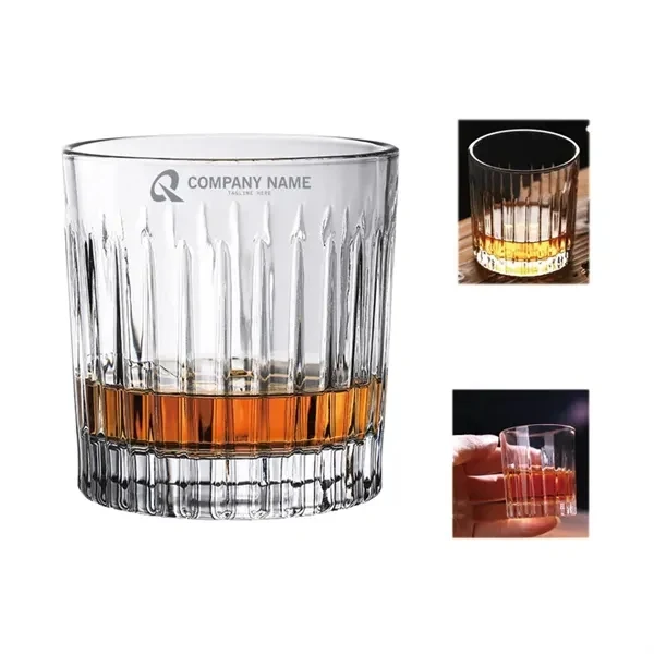Custom 9.5 Oz Soda Lime Whiskey Glass With Heavy Base — Premium Drinkware 1
