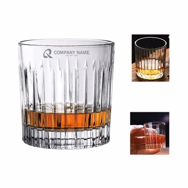Custom 9.5 Oz Soda Lime Whiskey Glass With Heavy Base — Premium Drinkware