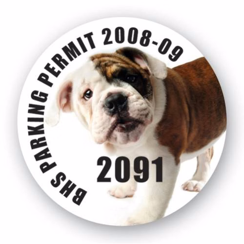 USA Made Premium UV Window Micro-Suction Cling Decal (2") Circle