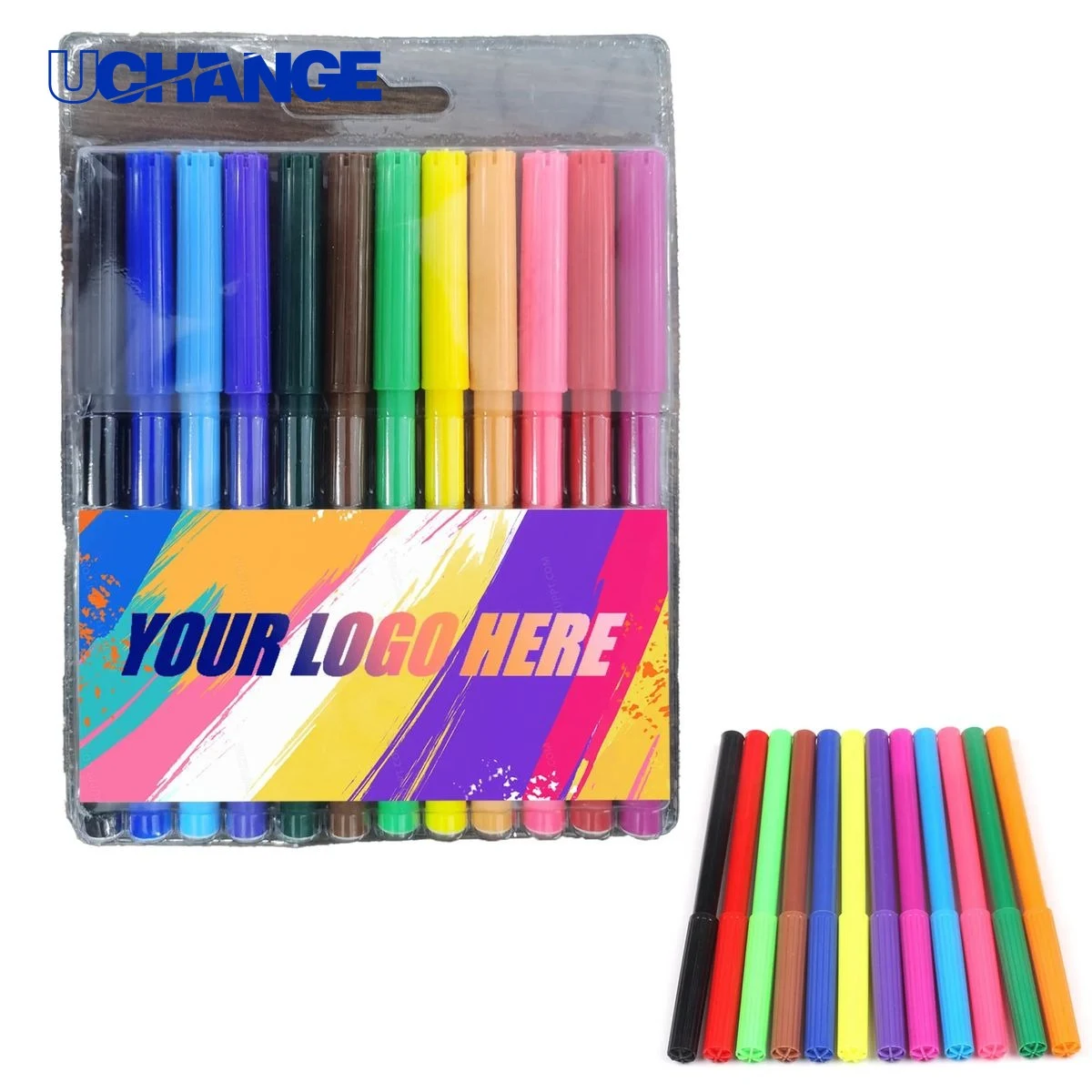 Watercolor Brush Marker Set 12 Colors 1