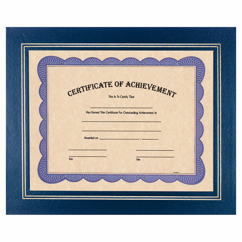 13 1/4" x 10 3/4" Blue Certificate Holder