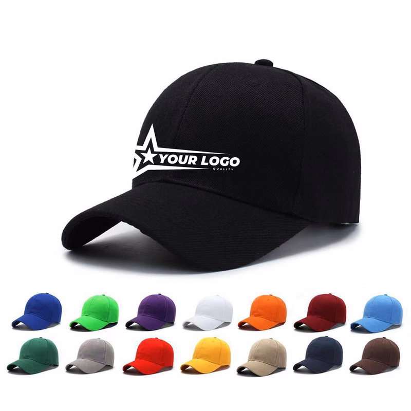 Solid Color Thick Outdoor Sun Hat Baseball Cap