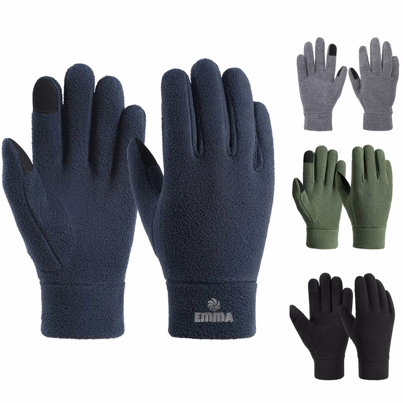 Winter Polar Fleece Touchscreen Gloves