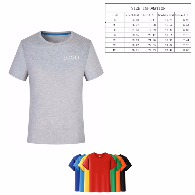 DIY crew-neck cotton T-shirt
