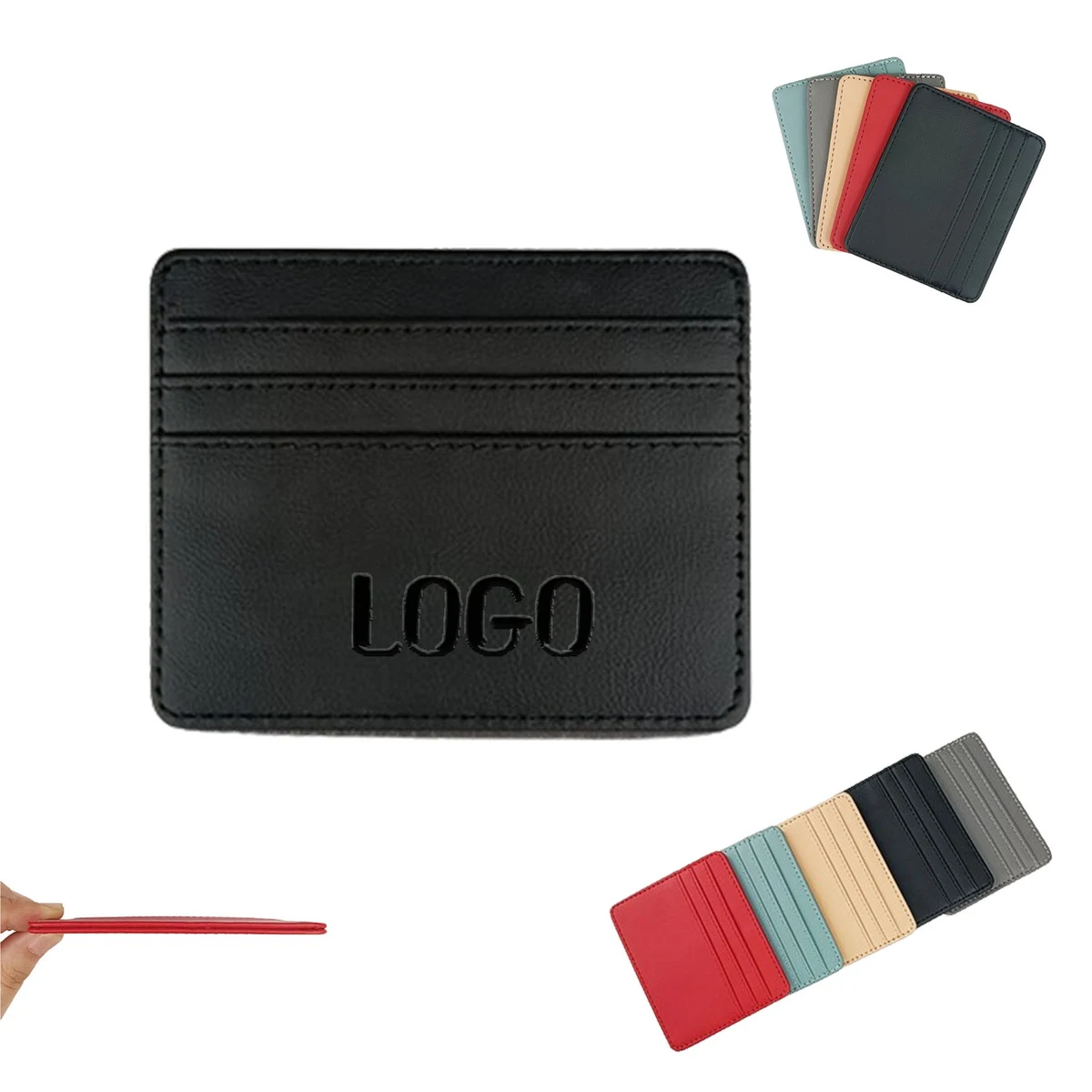 Slim Leather Credit Card Wallet 1