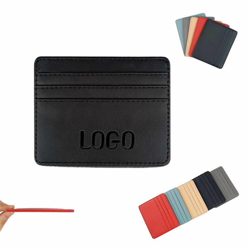 Slim Leather Credit Card Wallet