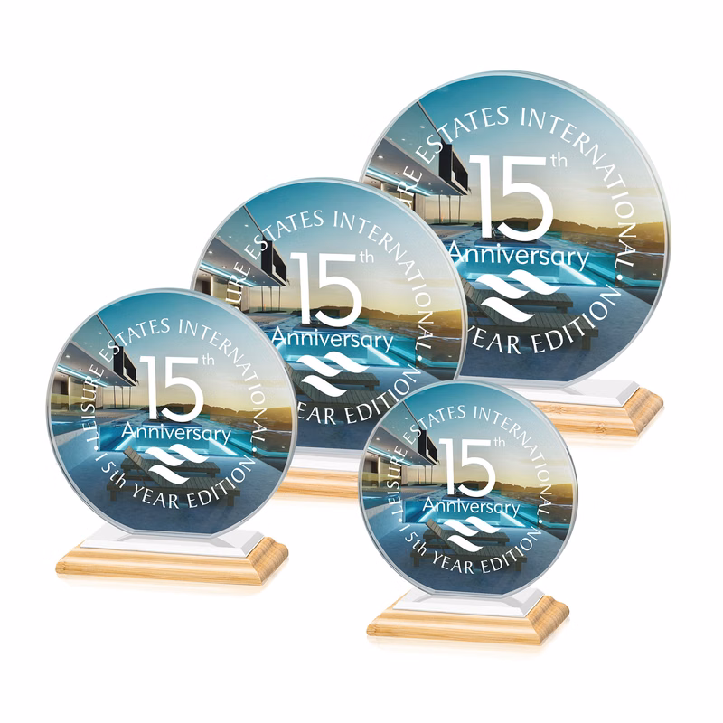 Victoria VividPrint™ Award - Bamboo/White