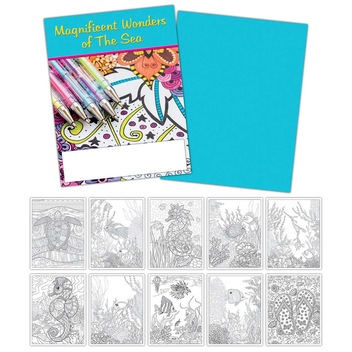 Activity/Coloring Book - 8.5x11 - (12 Pages) 1