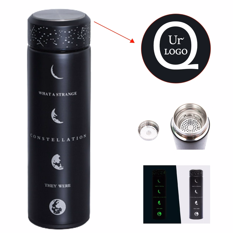 16.9Oz Total Lunar Eclipse Luminous Cup W/ Tea Filter