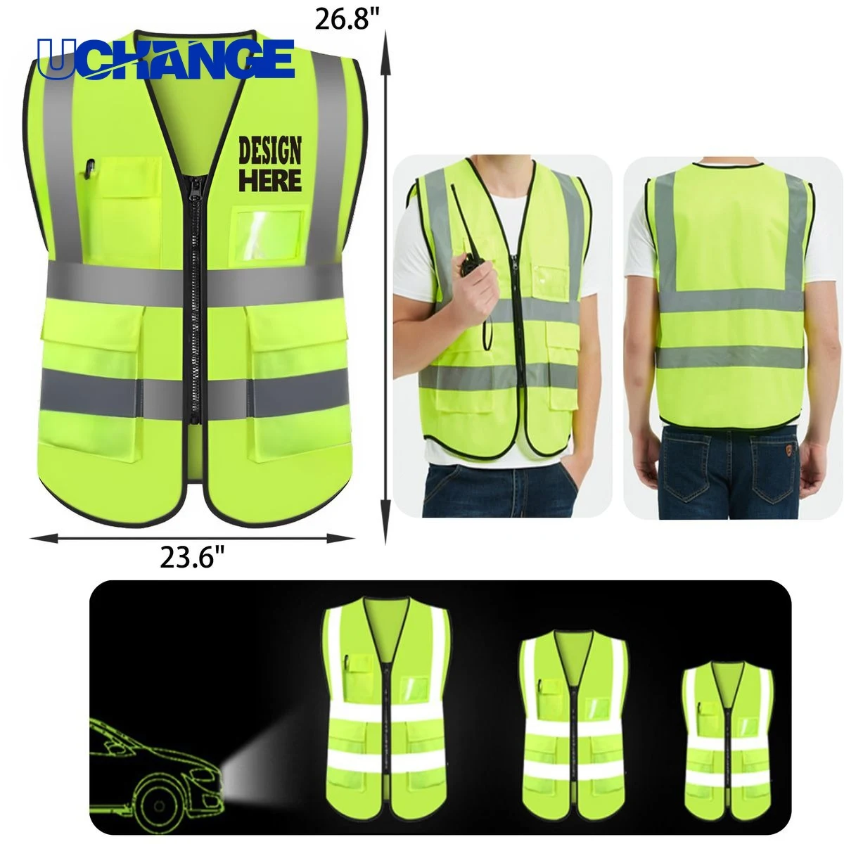 Durable Reflective Safety Vest 1